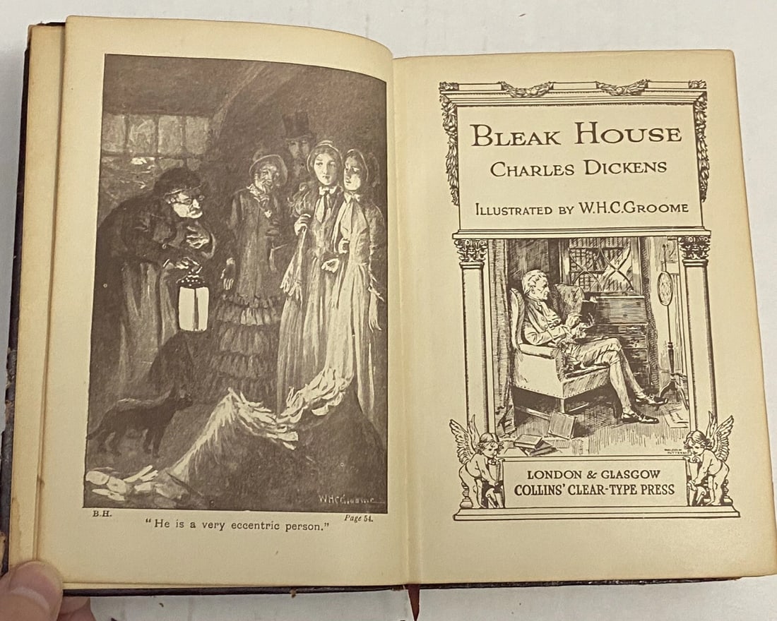 Nicholas Nickleby by Charles Dickens Collins Clear Type Press London Glasgow - 3