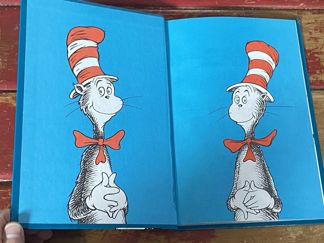 THE CAT IN THE HAT By Dr. Seuss Beginner Books Book Club Edition 1957/1985 VGood - 5