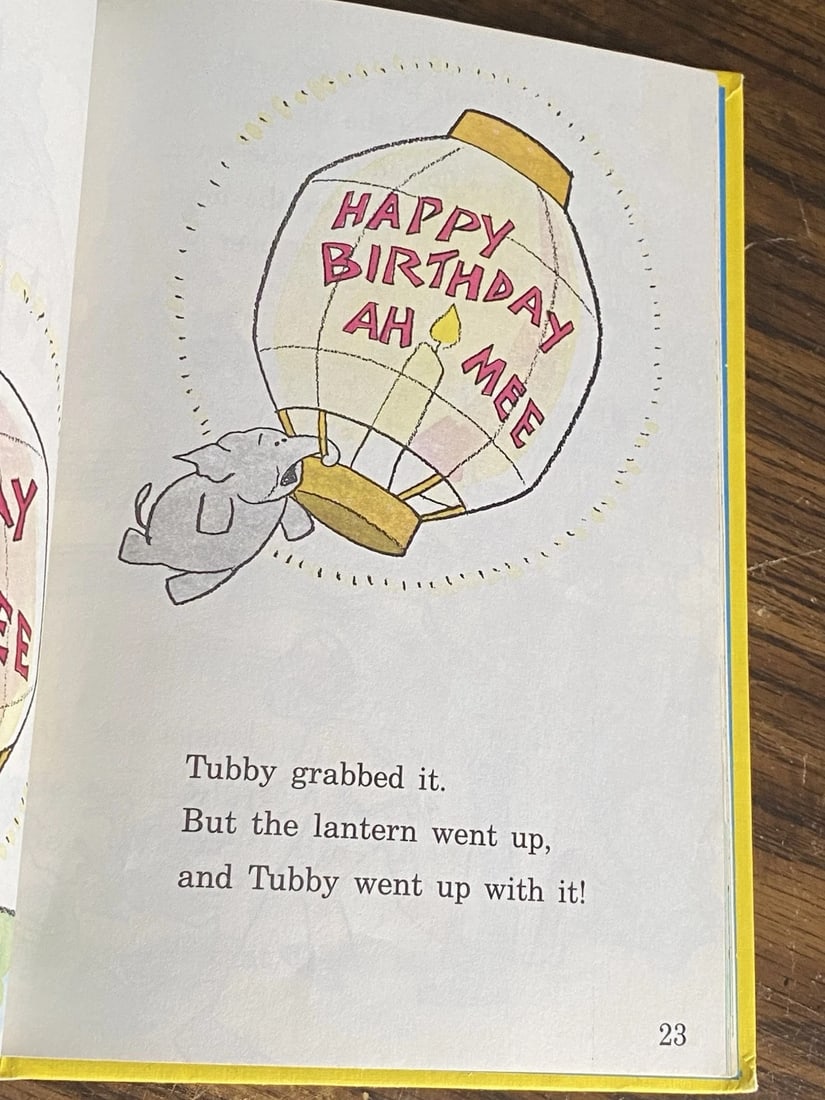 Vintage 1971 1st Book Club Edition "Tubby And The Lantern" Al Perkins Dr Seuss - 8