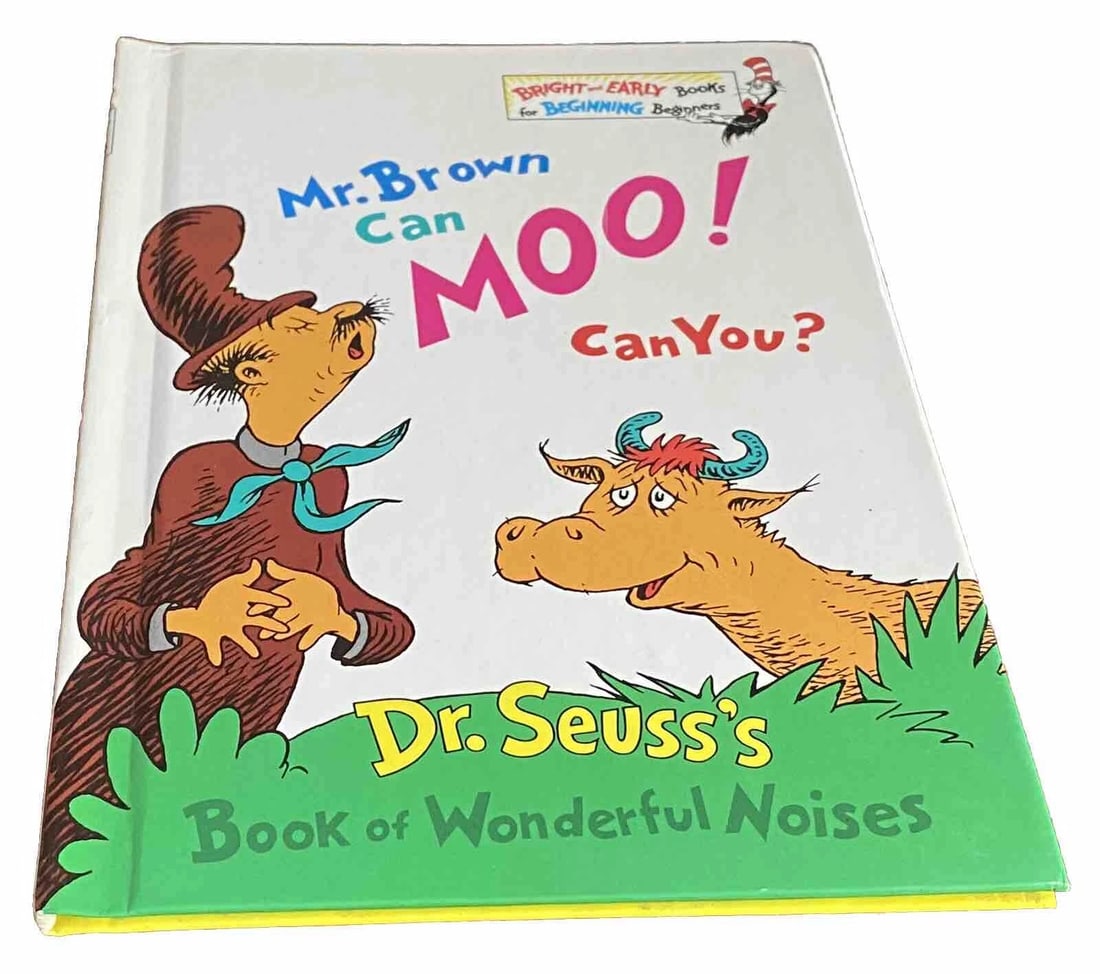 Dr. Seuss Mr. Brown Can Moo! Can You? 1970 1st Ed/Print BCE Random New(Other) - 13