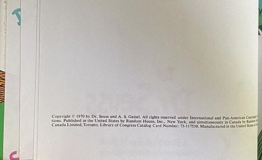 Dr. Seuss Mr. Brown Can Moo! Can You? 1970 1st Ed/Print BCE Random New(Other) - 3