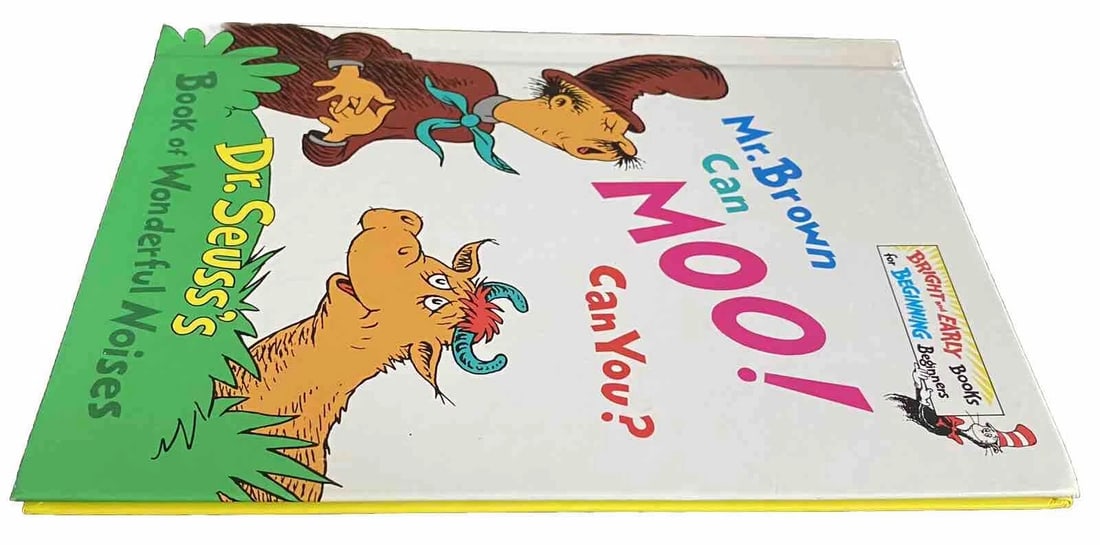 Dr. Seuss Mr. Brown Can Moo! Can You? 1970 1st Ed/Print BCE Random New(Other) - 7