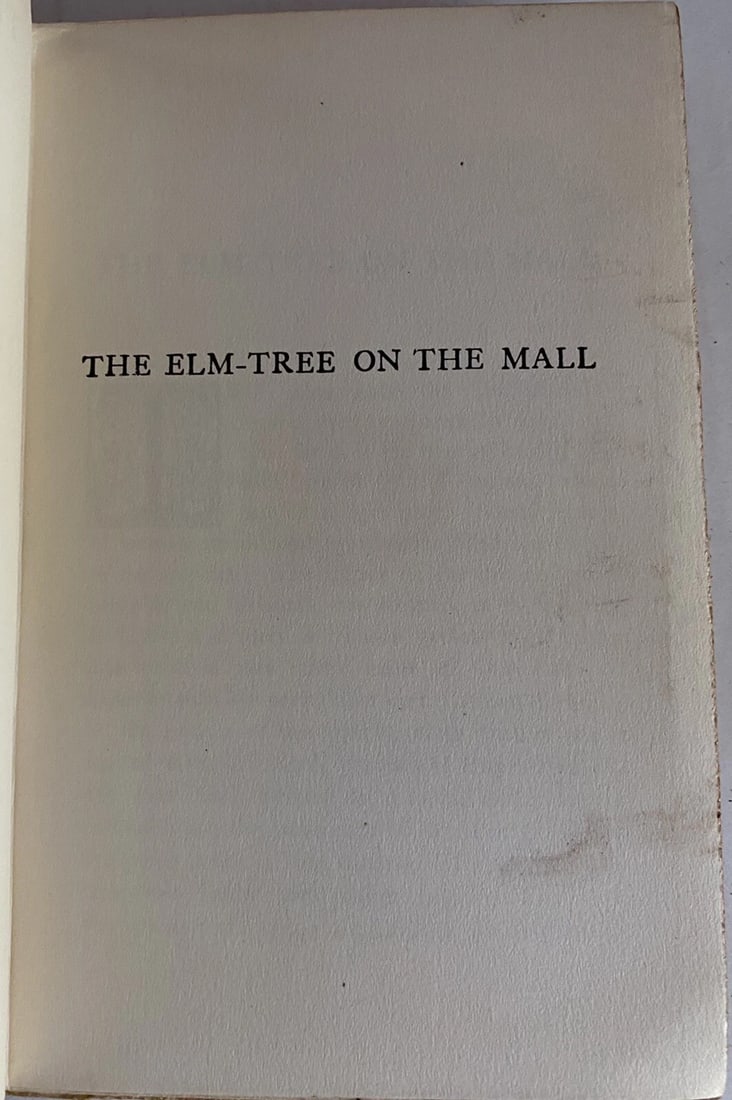 Antique Book The Elm Tree On The Mall Anatole France Blue Leather 1922 Dodd Mead - 12