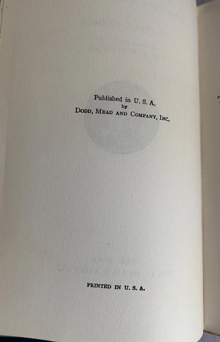 Antique Book The Elm Tree On The Mall Anatole France Blue Leather 1922 Dodd Mead - 3