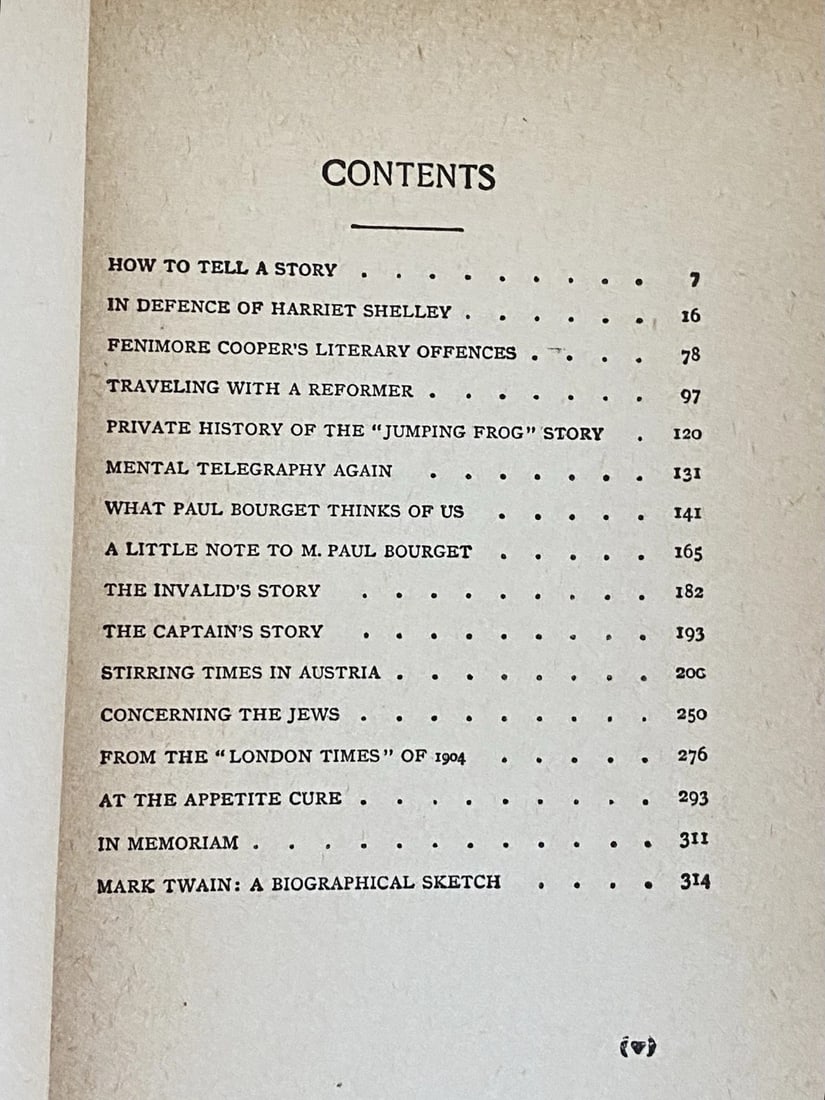 Mark Twain Literary Essays Author's National Edition Vol XXII, HC 1899 Illustrat - 15