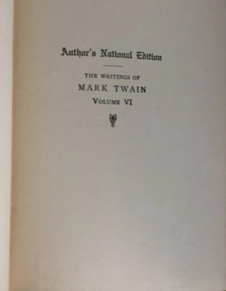 Mark Twain Following The Equator Vol 2 Author's National Edition Vol. 6 HarperHC - 3