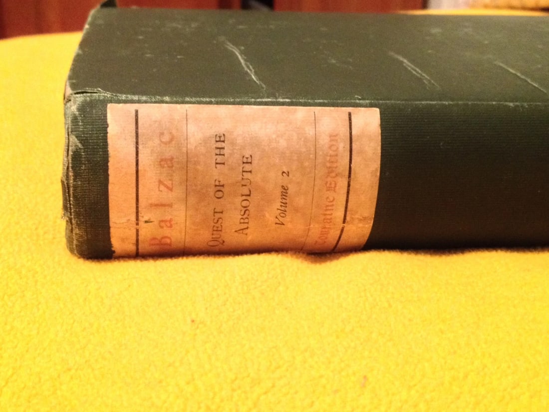 Balzac Quest of the Absolute & Other 1901 Touraine Ed. DeLuxe Ltd. Ed. #778/1250 - 8