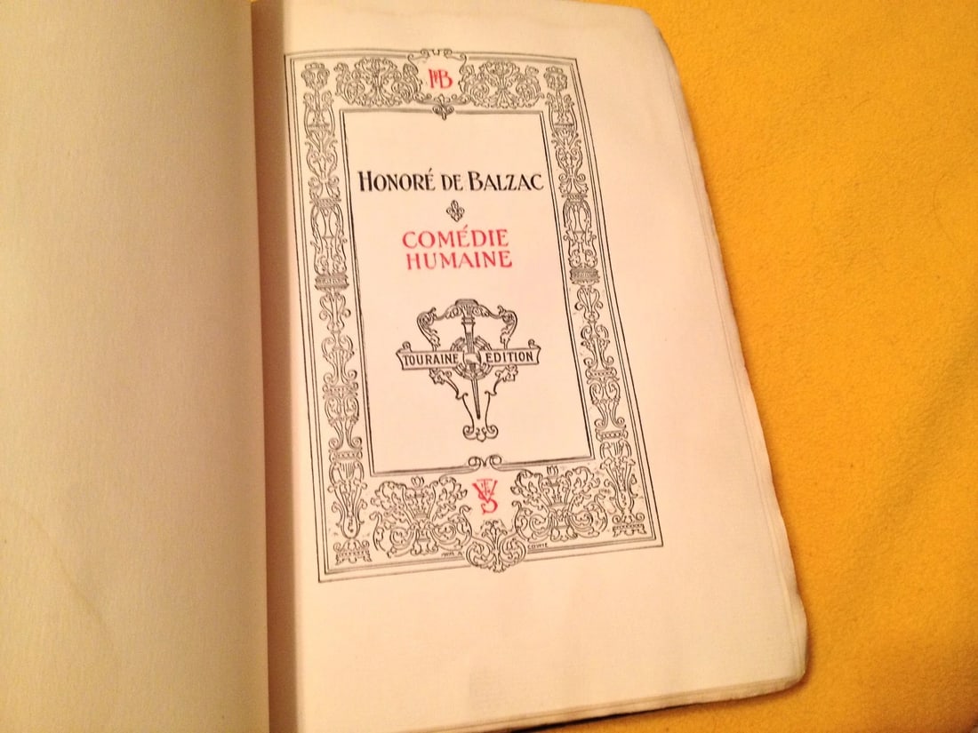 Balzac Quest of the Absolute & Other 1901 Touraine Ed. DeLuxe Ltd. Ed. #778/1250 - 9