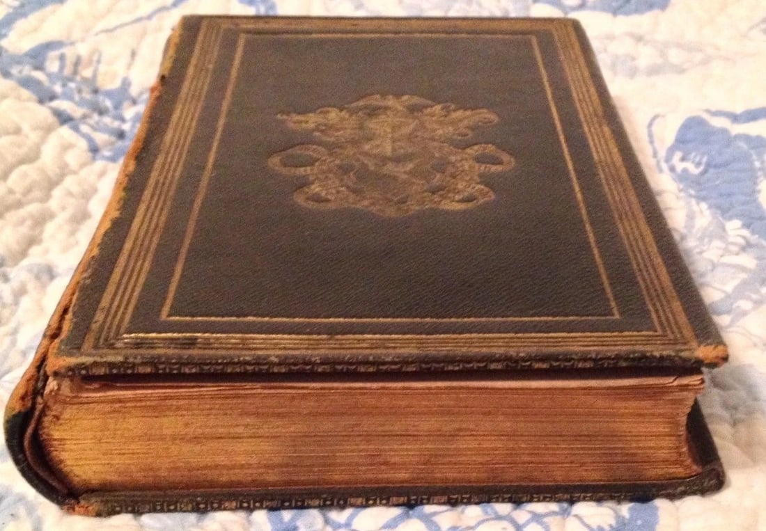 Marmion A Tale of Flodden Scott, Sir Walter Charles Tilt, 1839 London Leather HC - 3