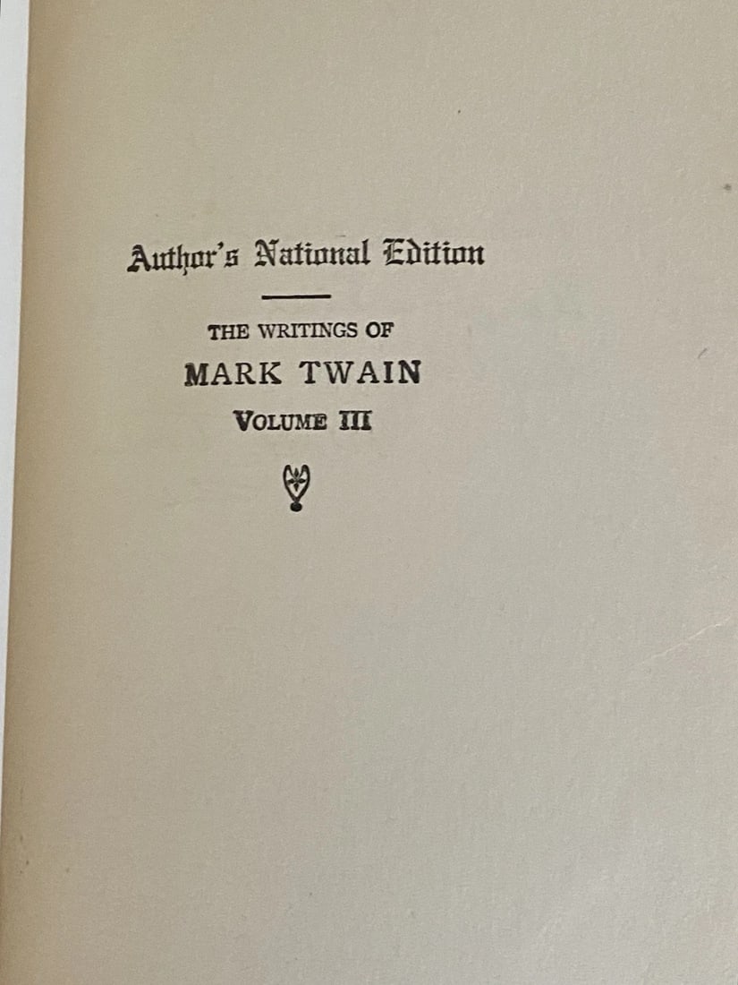 A Tramp Abroad Mark Twain 1907 Illustrated HC Authors Nat’l Ed. Vol III Book I - 3