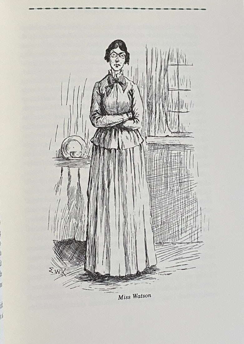 The Adventures of Huckleberry Finn Mark Twain Franklin Library Like New Leather - 8