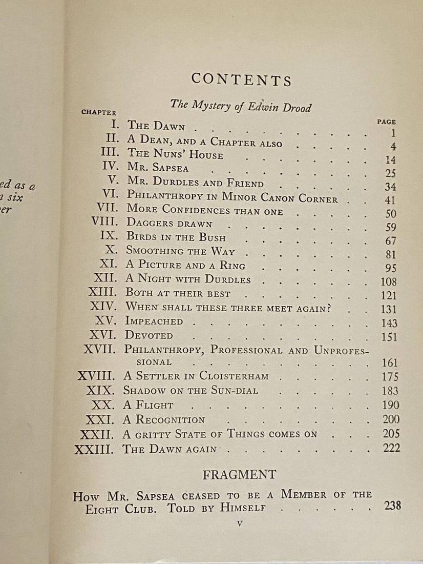Charles Dickens Edwin Drood, Old Curiosity Shop Clear Type Illustrated HC VGood - 9