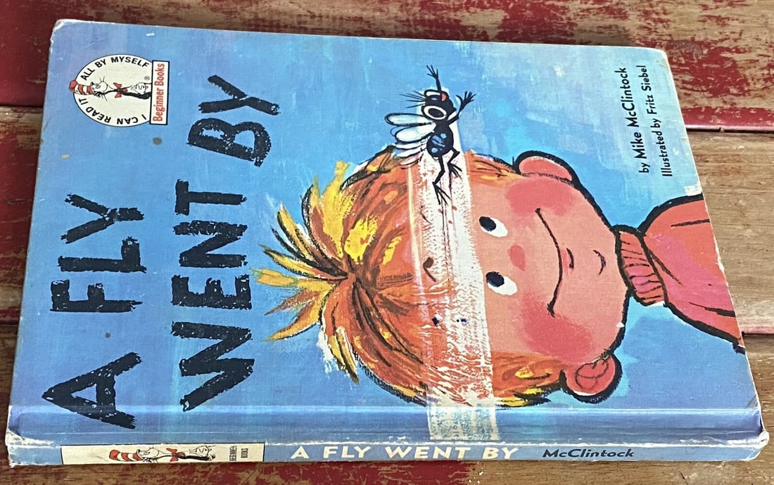 Dr. Seuss A Fly Went By 1958 Beginner Book BC Ed. Mike McClintock Early Printing - 5