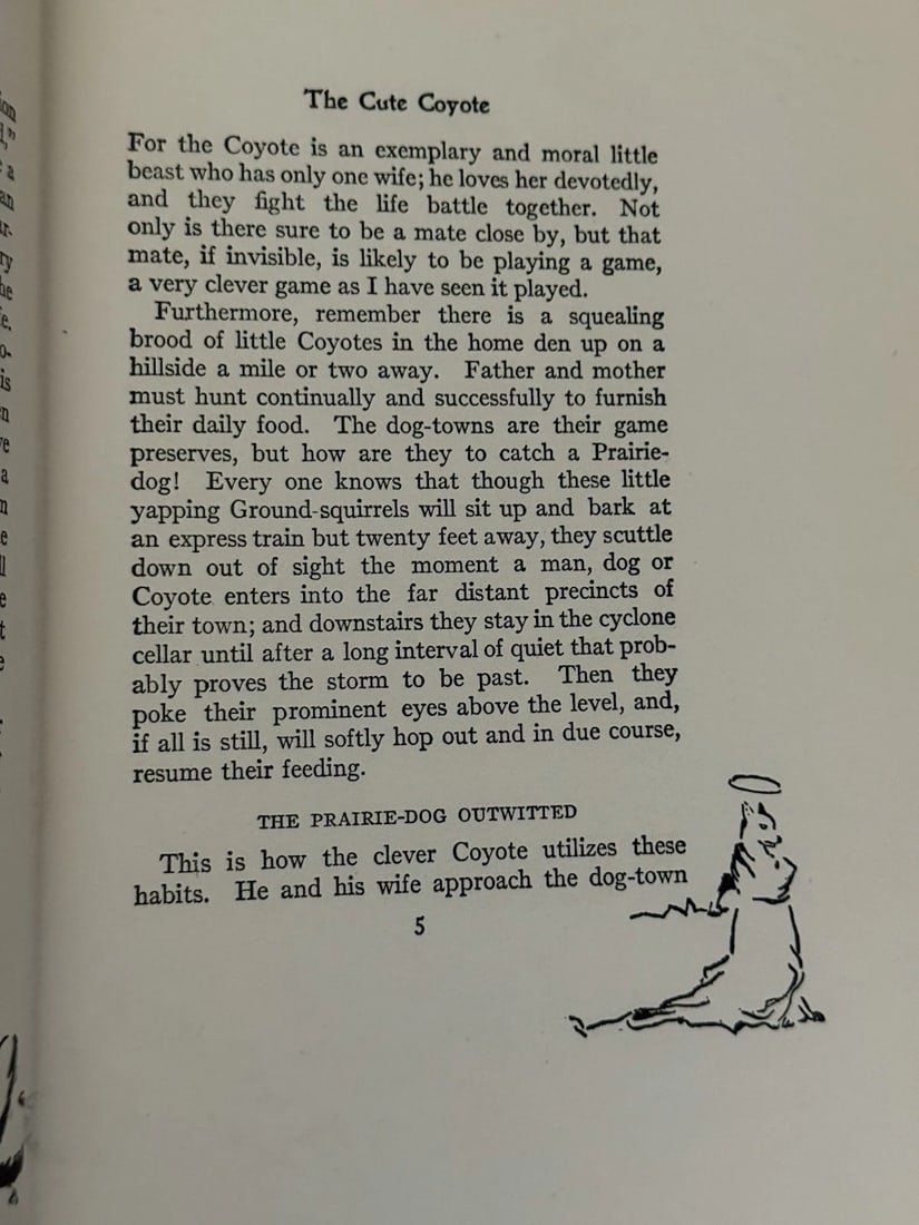 Wild Animals at Home (Hardcover) by Ernest Thompson Seton 1913 First Edition - 12