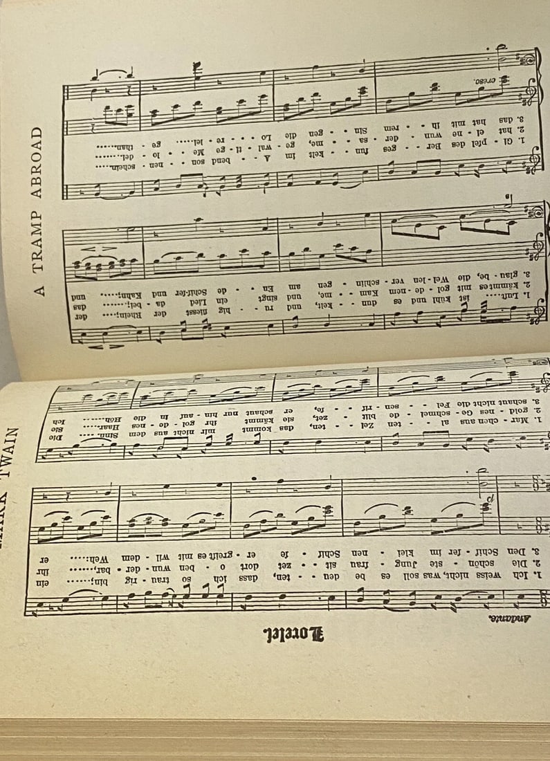 1921 COMPLETE WORKS OF MARK TWAIN VOL.XI A TRAMP ABROAD Harper Illustrated HC - 12