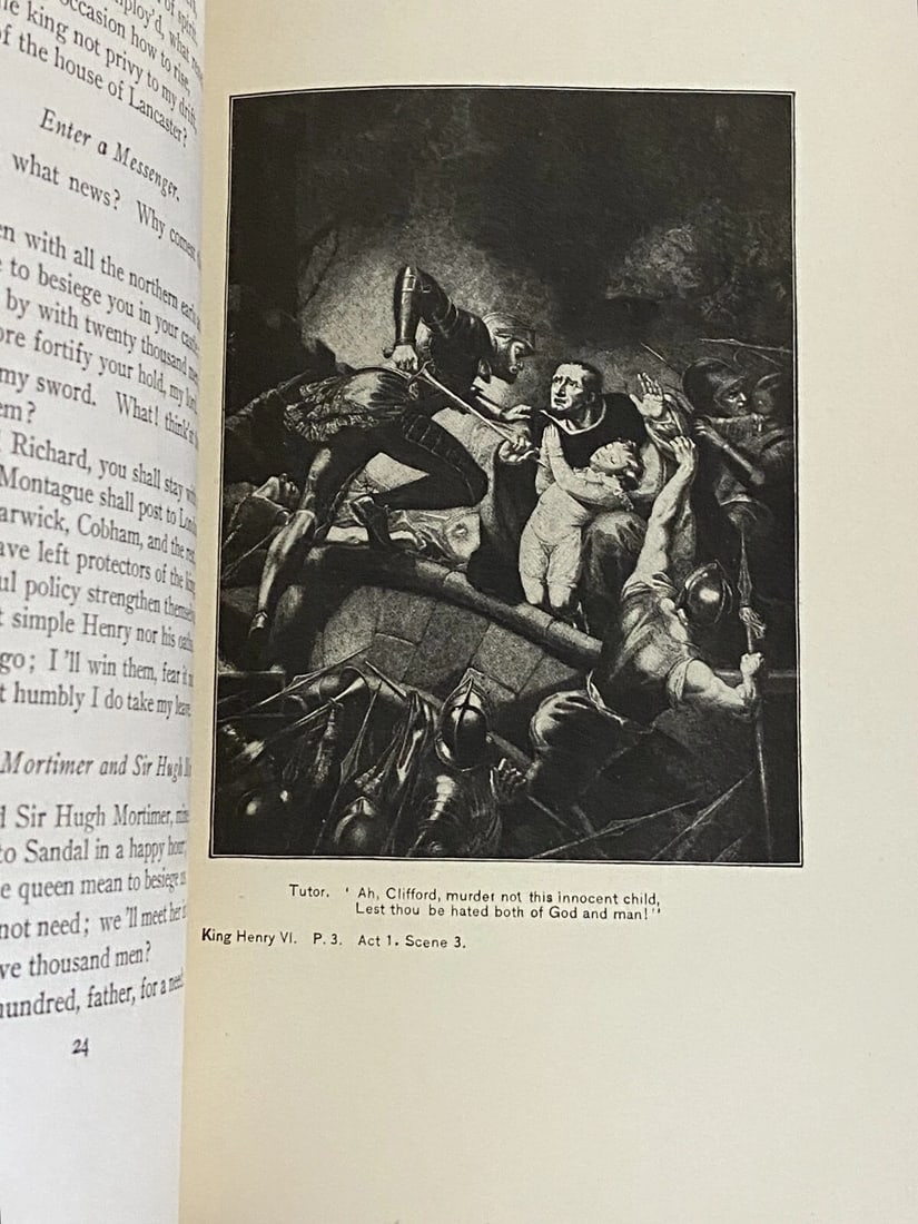 Shakespeare’s Works Elgin Ed.Deluxe Vol V 1901 #306/1000 HenryVI,TroulusCressida - 4