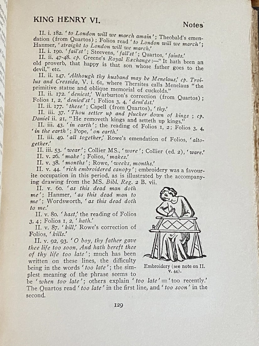 Shakespeare’s Works Elgin Ed.Deluxe Vol V 1901 #306/1000 HenryVI,TroulusCressida - 9