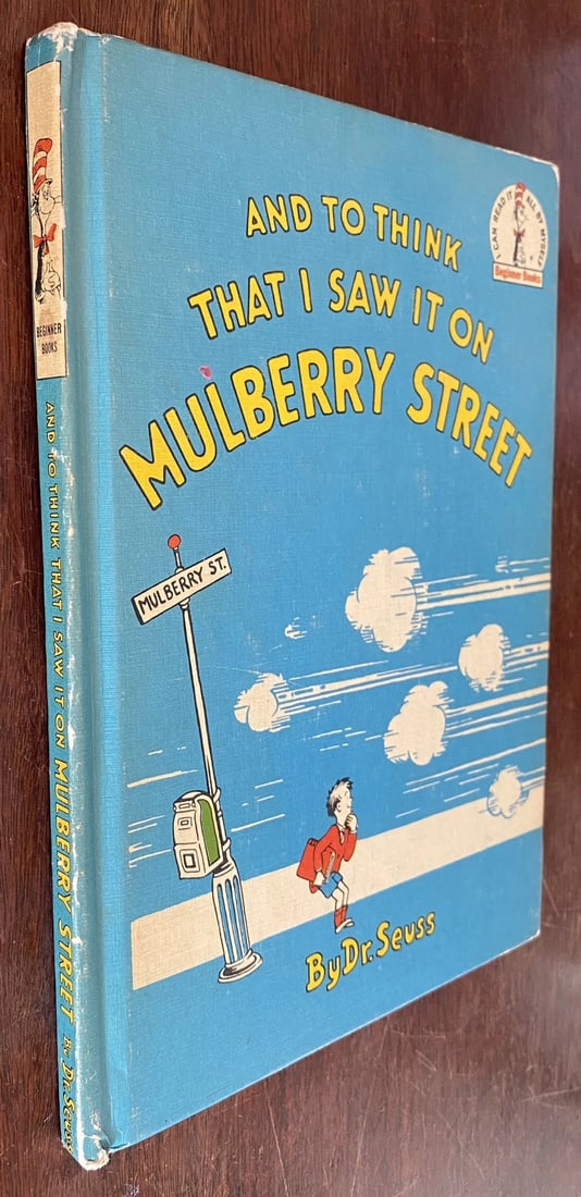 And To Think That I Saw It On Mulberry Street Dr. Seuss Book Club 1937 1stEd/1st - 2