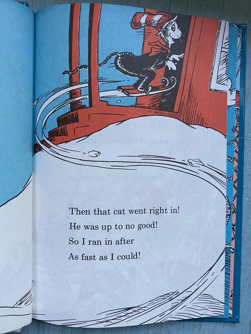 Dr Seuss The Cat In The Hat Comes Back Grolier BC 1st Edition Earl Print HC Good - 11