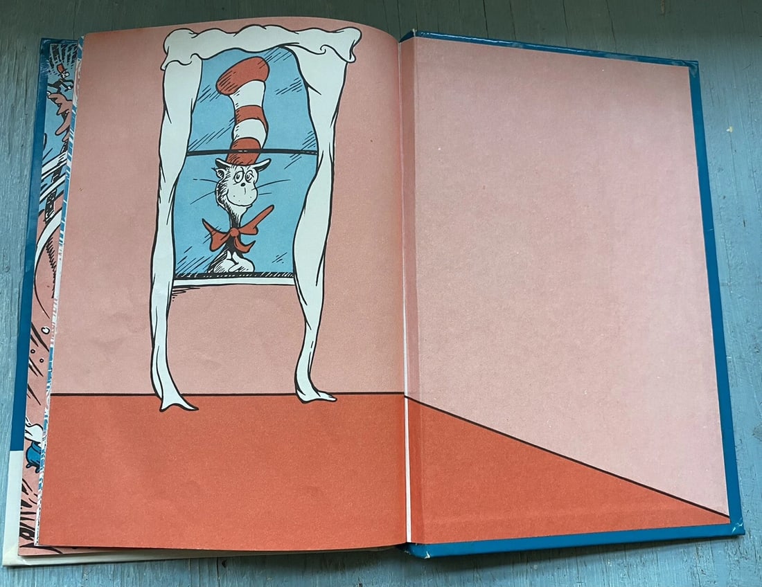 Dr Seuss The Cat In The Hat Comes Back Grolier BC 1st Edition Earl Print HC Good - 12