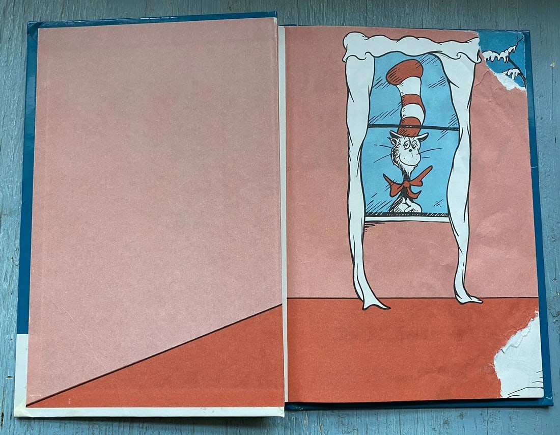 Dr Seuss The Cat In The Hat Comes Back Grolier BC 1st Edition Earl Print HC Good - 7