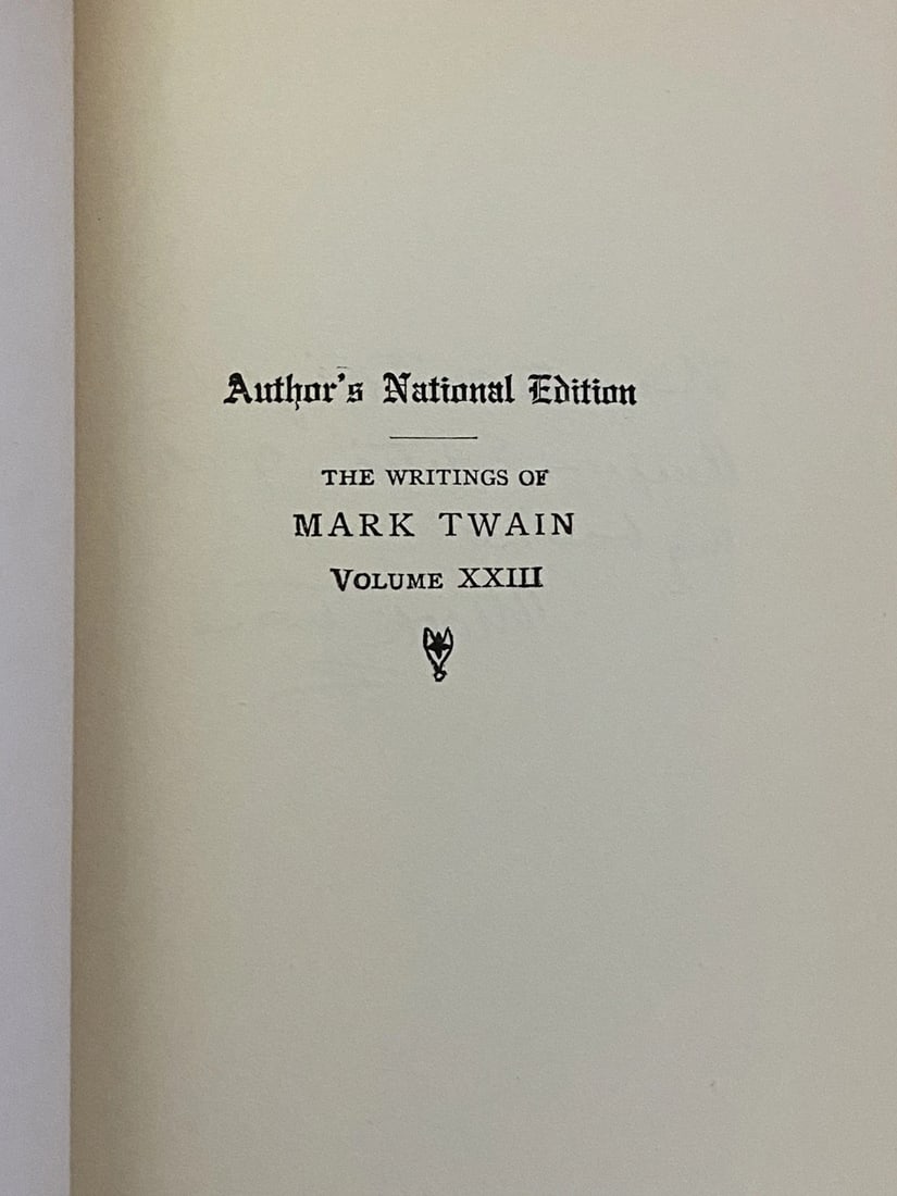 Mark Twain Man That Corrupted Hadleyburg Etc 1903 Auth Unif Ed Illust. Good Cond - 8