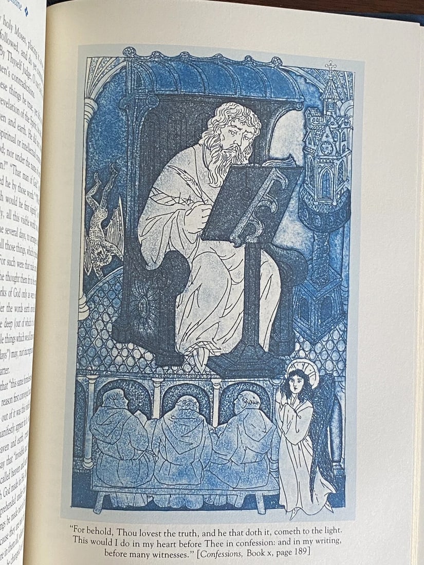 Confessions of Saint Augustine 1982 Franklin Library Leather Hardcover NEW Cond. - 10