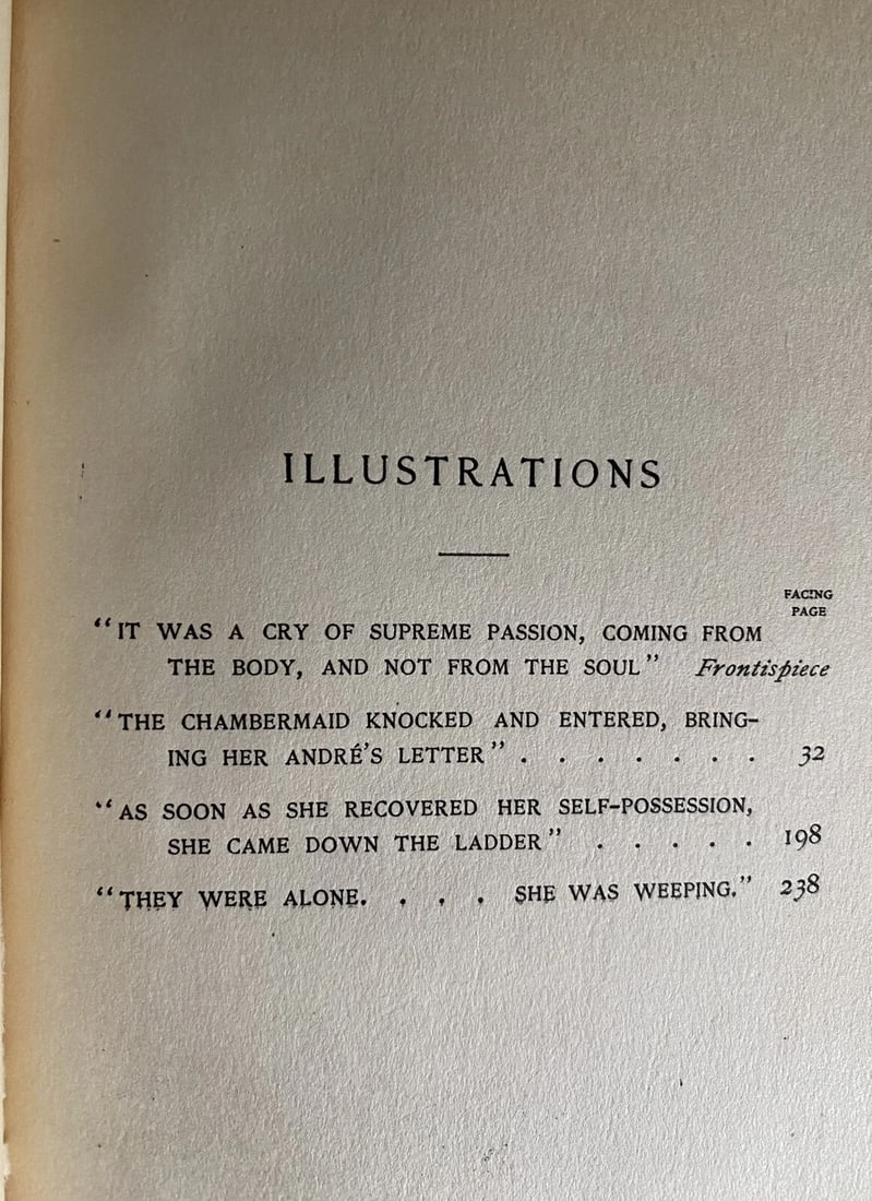 Guy de Maupassant Notre Couer HC Ed. DeLuxe Vol. IX St. Dunstan Soc. 1903 Illust - 6