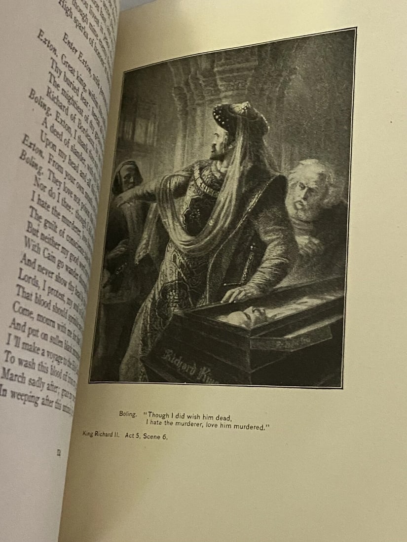 Shakespeare’s Works Elgin Ed. Deluxe Vol XIII 1901 #306/1000 Macbeth, Richard II - 6