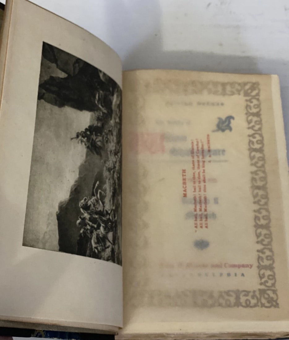 Shakespeare’s Works Elgin Ed. Deluxe Vol XIII 1901 #306/1000 Macbeth, Richard II - 8