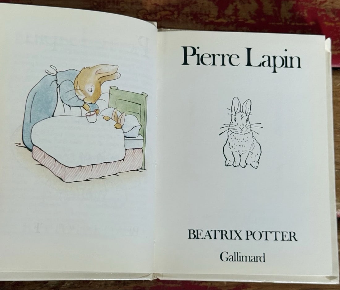 Pierre Lapin by Beatrix Potter - Gallimard - 1985 Like New Condition! - 3