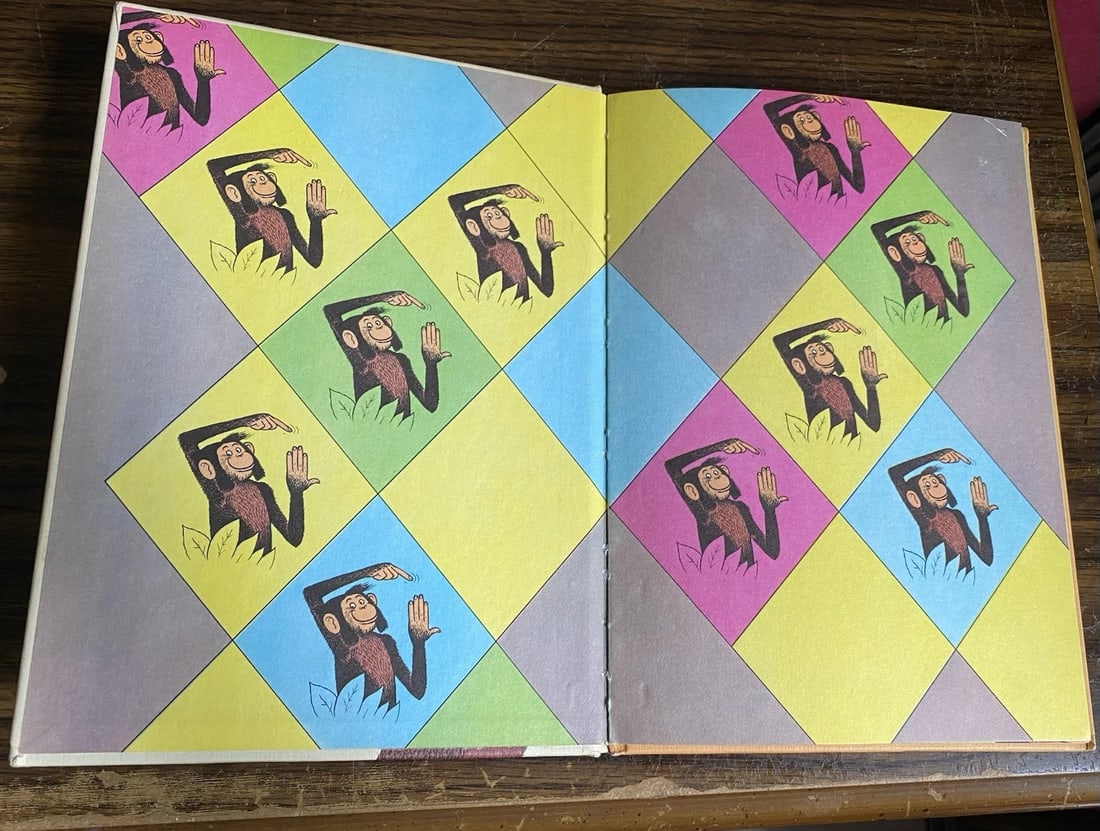 Hand, Hand, Fingers, Thumb 1969 by Al Perkins Book Club Edition Dr. Seuss VGood - 8