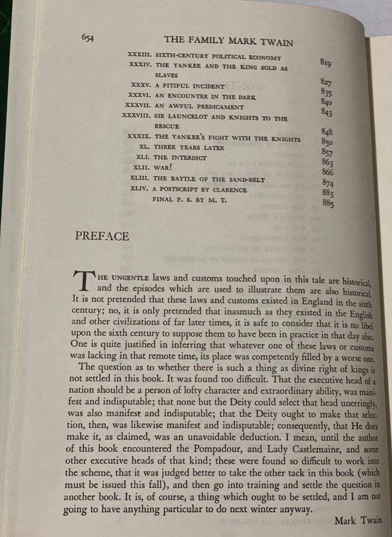 Mark Twain THE FAMILY MARK TWAIN [ Two Volume Set ] Book Club Edition Slipcase - 7