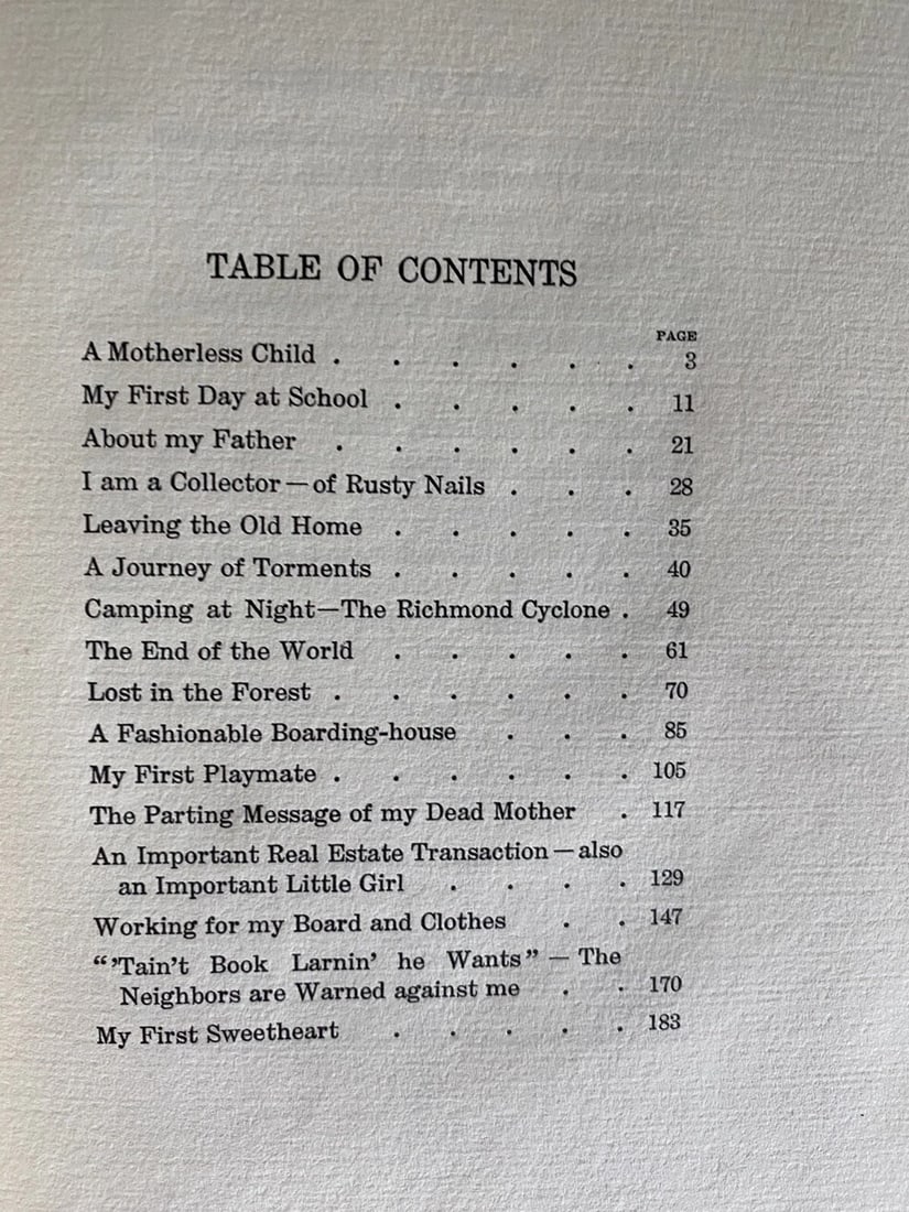 Henry Howard HARPER Bob Hardwick The Story of His Life and Experiences 1911 1st - 10