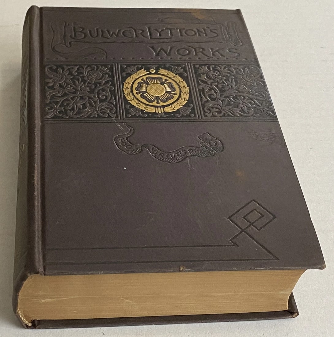 Bulwer Lytton's Works MY NOVEL HC Belford Clarke 1st Ed Late 1800’s Very Good - 9