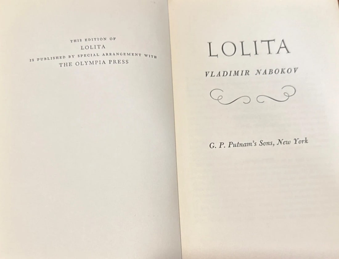 1955 Lolita Vladimir Nabokov G.P. Putnam's 1st/ 16th Very Good HC 1955 - 5