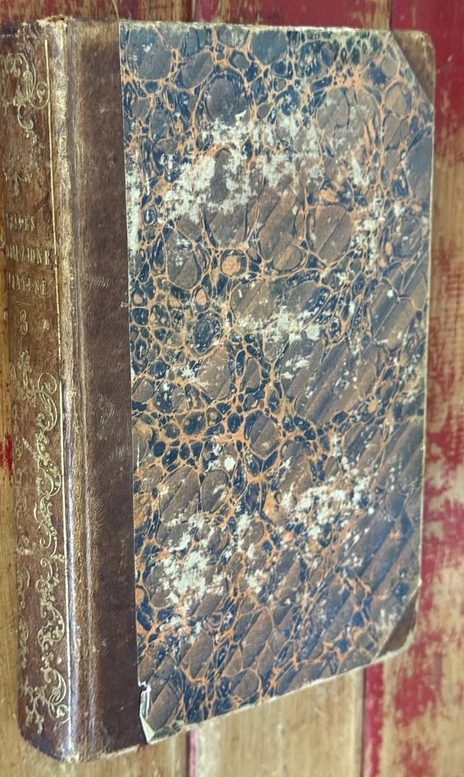 Thiers, L. Adolfo Rivoluzione Francese 1842 1st Italian Ed. Vol. 3 Illustrated: Title: Thiers, L. Adolfo Rivoluzione Francese 1842 1st Italian Ed. Vol. 3 Illustrated Description: The product is a rare stated first edition Italian-language illustrated volume on the French