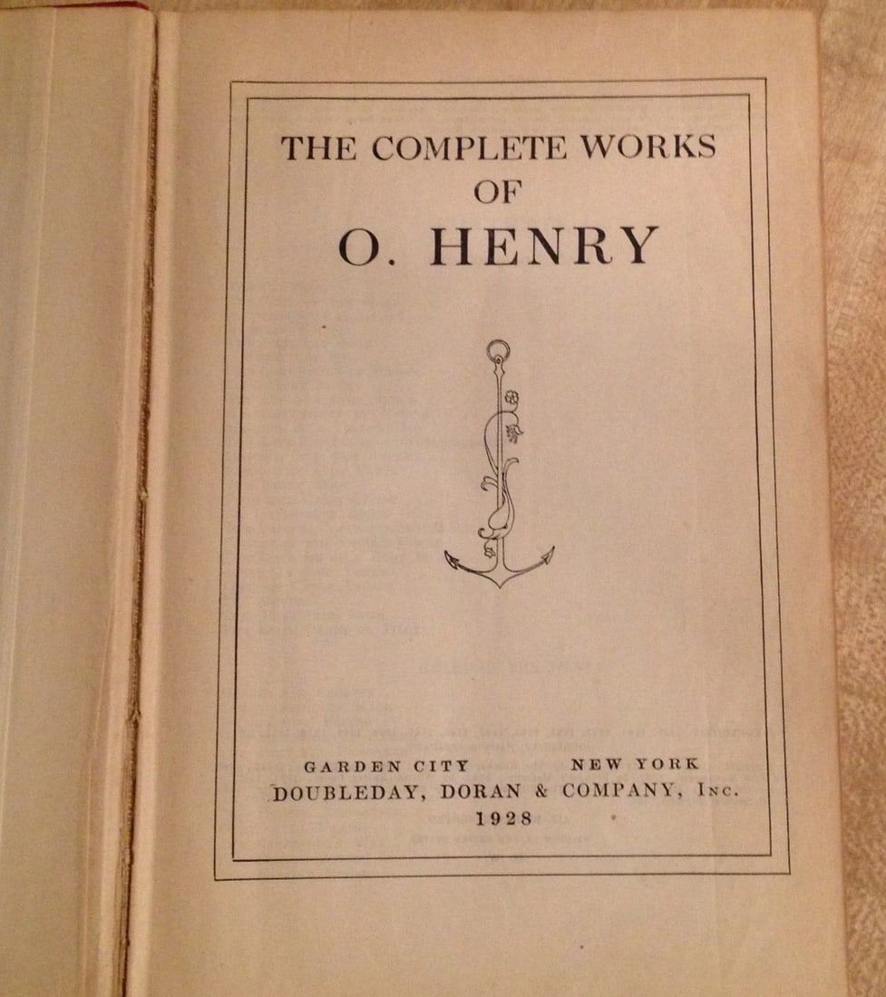 The Complete Works of O. Henry 1928 Red Leather Doubleday Doran - 3