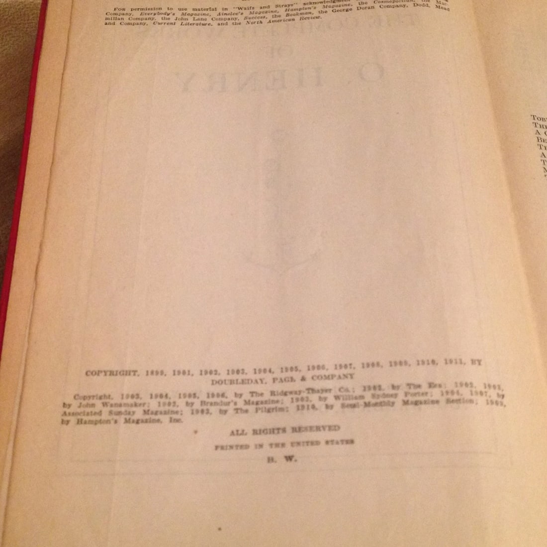 The Complete Works of O. Henry 1928 Red Leather Doubleday Doran - 4