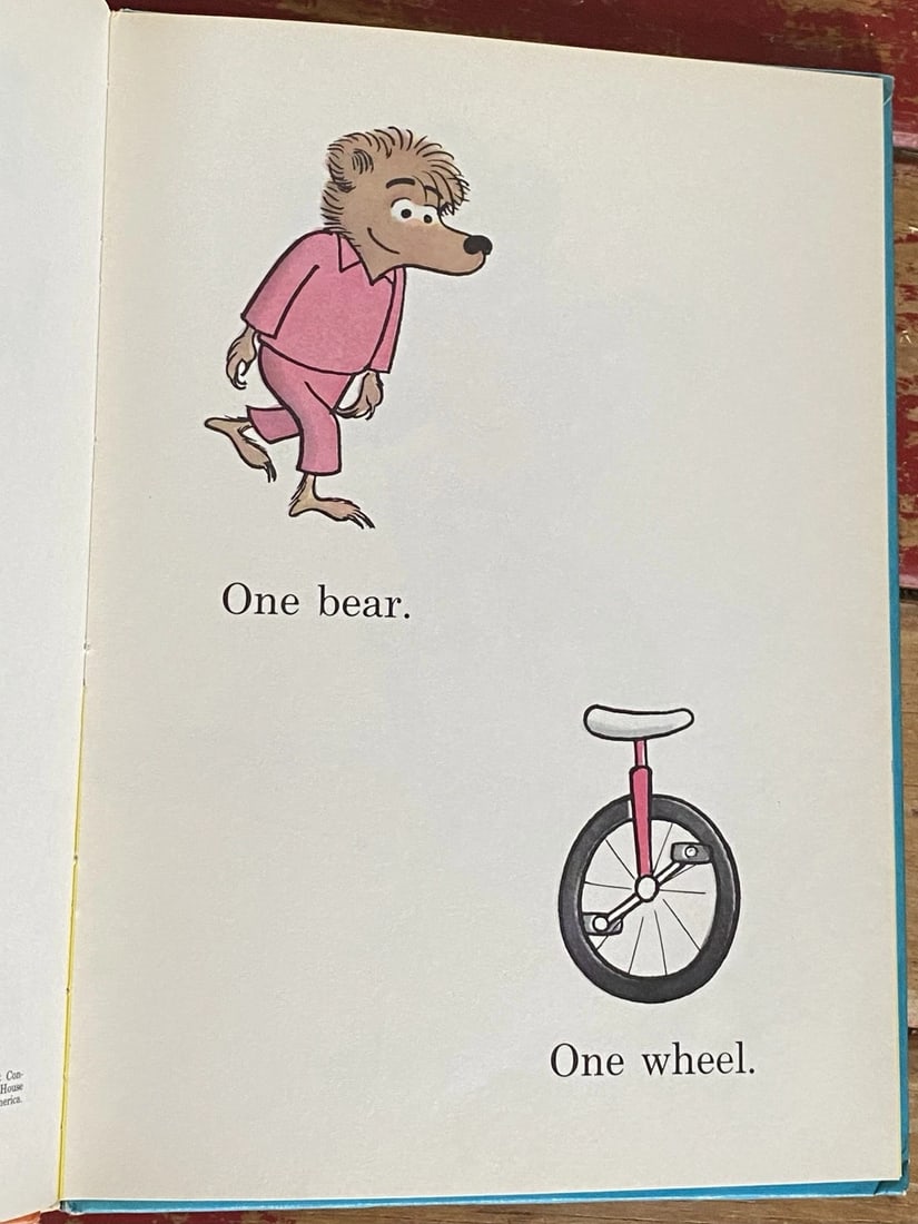 Bears On Wheels 1969 First Edition Book Club HC Dr Seuss Stan& Jan BerenstainVG - 10