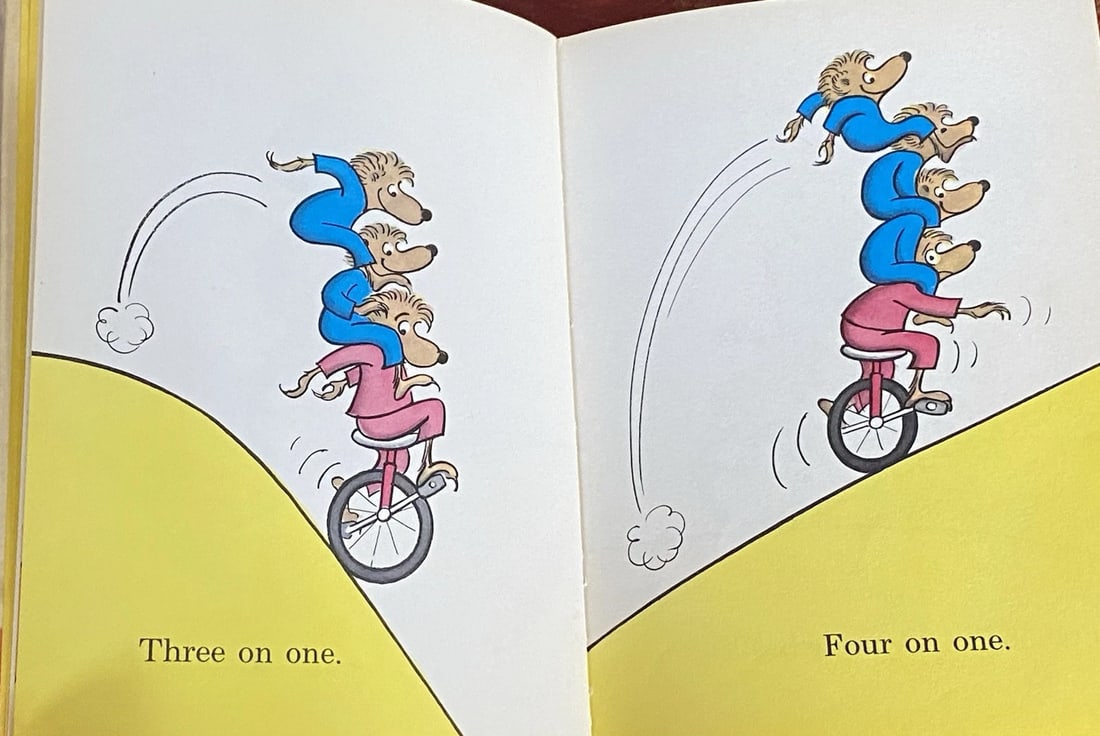 Bears On Wheels 1969 First Edition Book Club HC Dr Seuss Stan& Jan BerenstainVG - 11