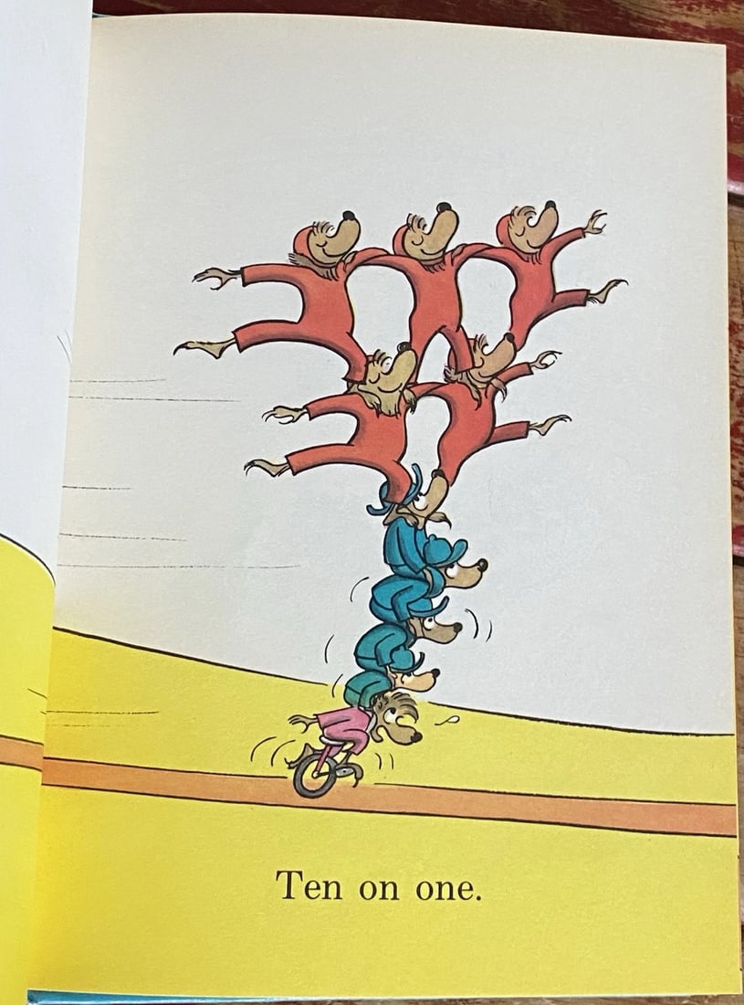 Bears On Wheels 1969 First Edition Book Club HC Dr Seuss Stan& Jan BerenstainVG - 12