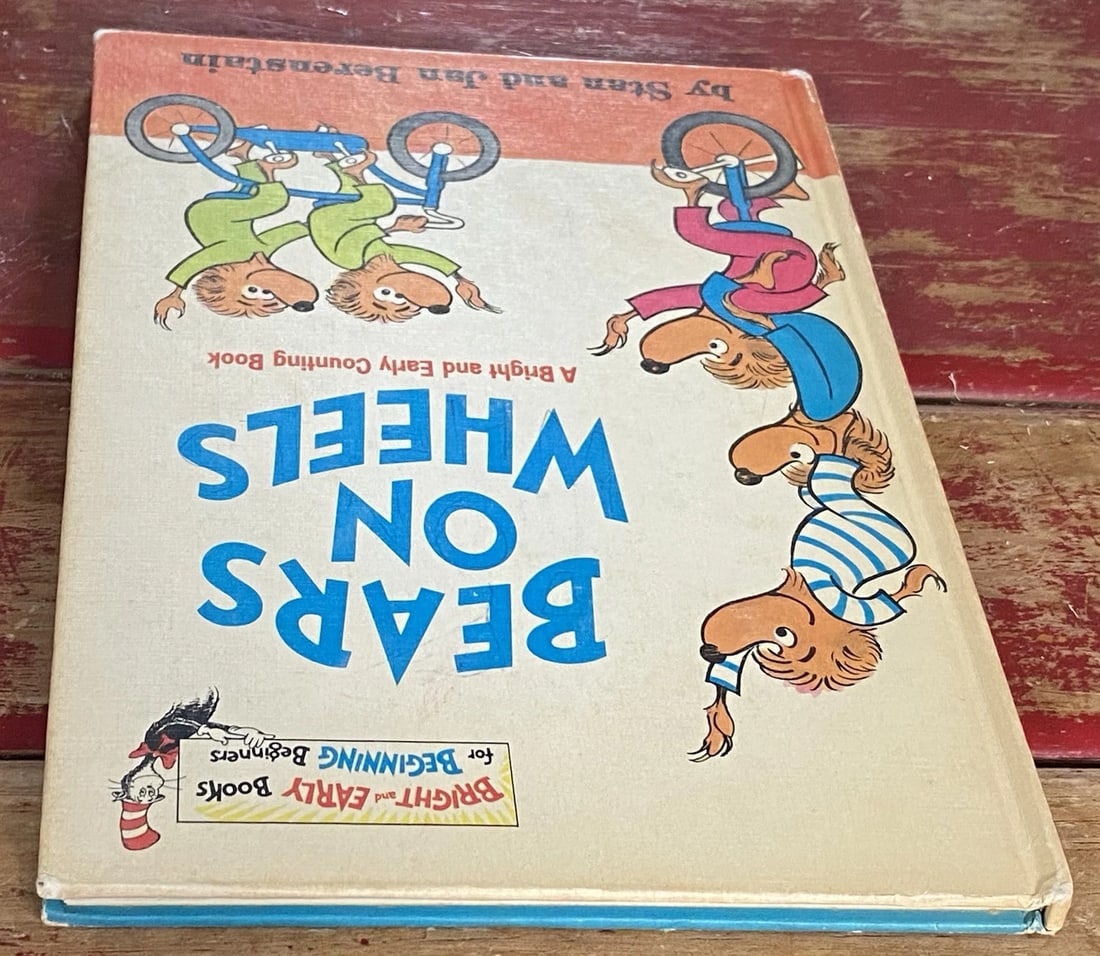 Bears On Wheels 1969 First Edition Book Club HC Dr Seuss Stan& Jan BerenstainVG - 14