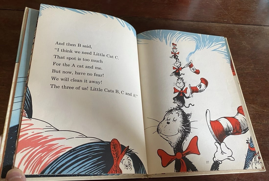 Dr Seuss The Cat in the Hat Comes Back 1stEdition/1st Printing Stated 1958 Good - 6