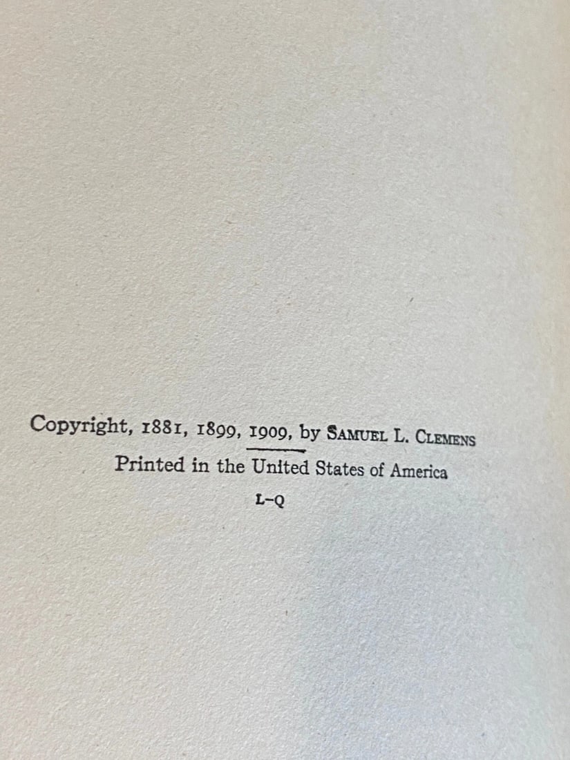 Mark Twain The Prince And The Pauper 1900 Harper Vol. XV HC Authorized Ed Illust - 4