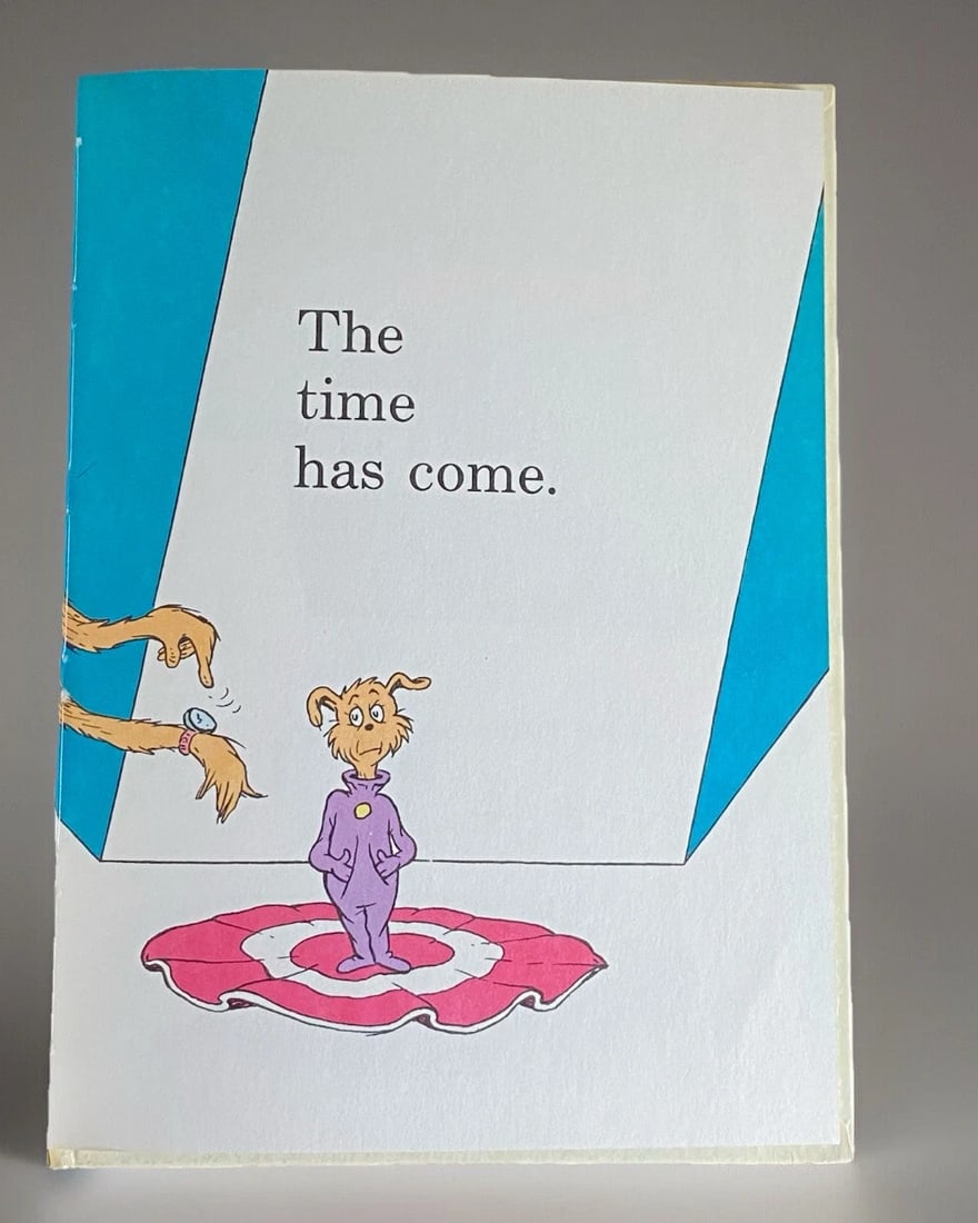 Dr. Seuss MARVIN K MOONEY WILL YOU PLEASE GO NOW! 1st Edition 1972 HC/DJ EXC - 9