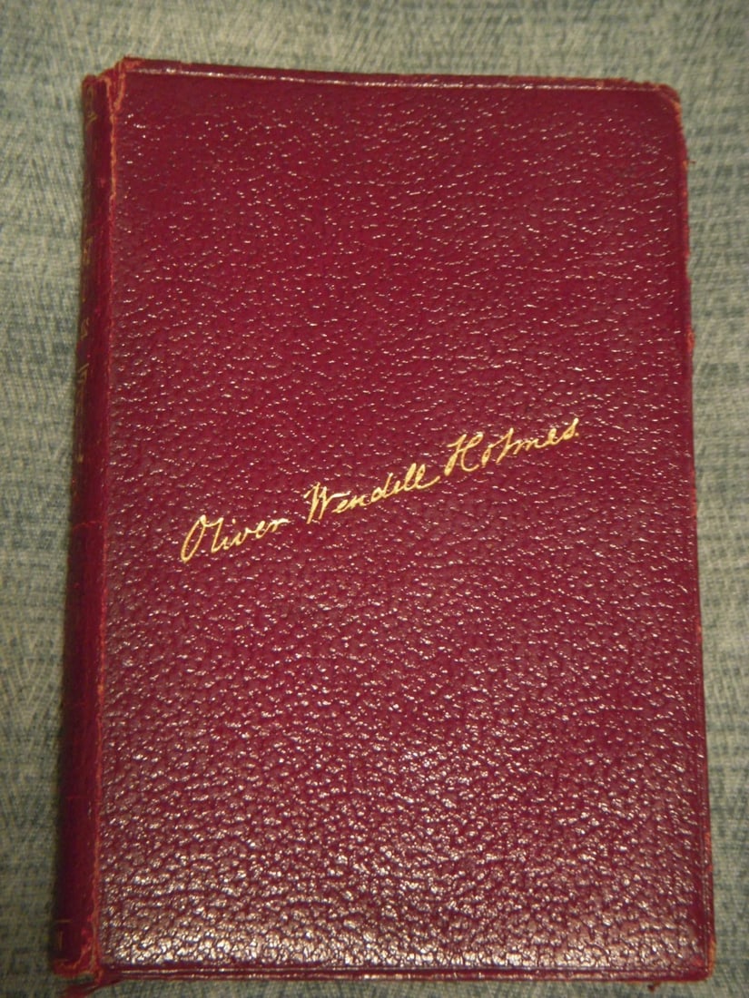 The Poetat the Breakfast Table Oliver Wendell HolmesPrinted England,Leather, VTG - 2
