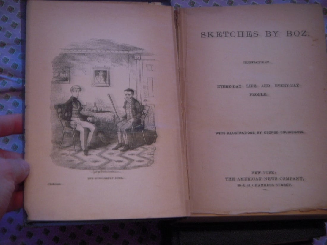 CharlesDickensWorksAmer.NewsCo Ill.Cruikshank;SketchesBoz,Tale2Cities,OurMutual - 4