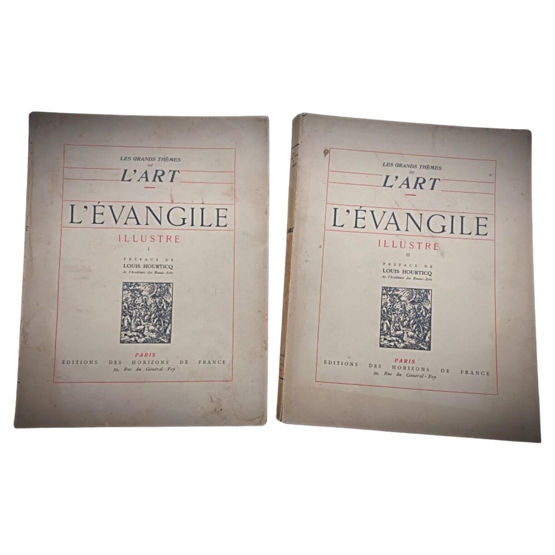 Les Grands Thèmes de l'Art: L'Évangile Illustré - Editions Des Horizons: Title: Les Grands Thèmes de l'Art: L'Évangile Illustré - Editions Des Horizons Origin: FranceDimension: Height: 32.5 cm (12.8 inches) Length: 25 cm (9.8 inches) Thickness: 2 cm (0.8