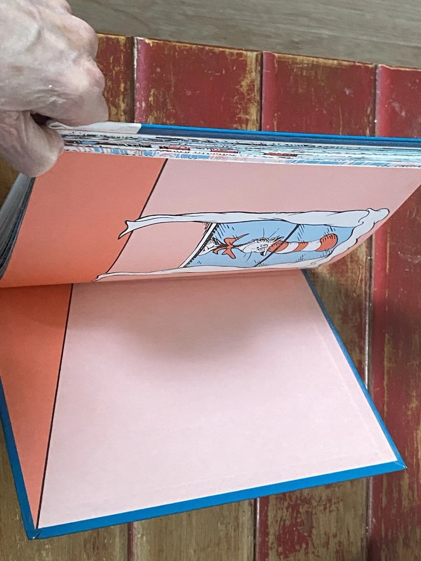 The Cat In The Hat Comes Back Dr. Seuss Grolier Book Club Edition 1958 HC VGood+ - 10